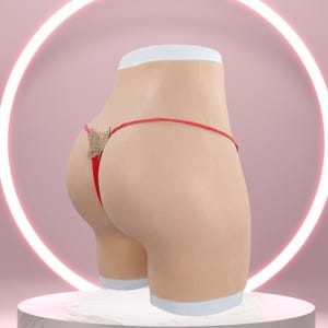 Silicone Hip & Crotch Enhancer Pants with Removable Urination Tube – Crossdresser Cosplay Underwear 0.8cm/1.2cm |Natural BBL Effect