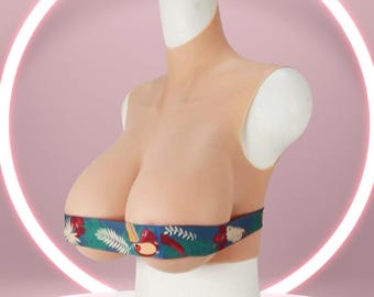 Silicone Breast Forms for Crossdressing, Cosplay & Transgender Dressing – Realistic Soft Water-Drop Shape Cup Sizes (I / K)