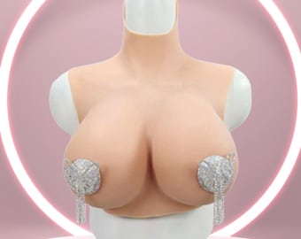 Silicone Breast Forms B-H Cup – Lightweight, Cotton Filled Fake Boobs