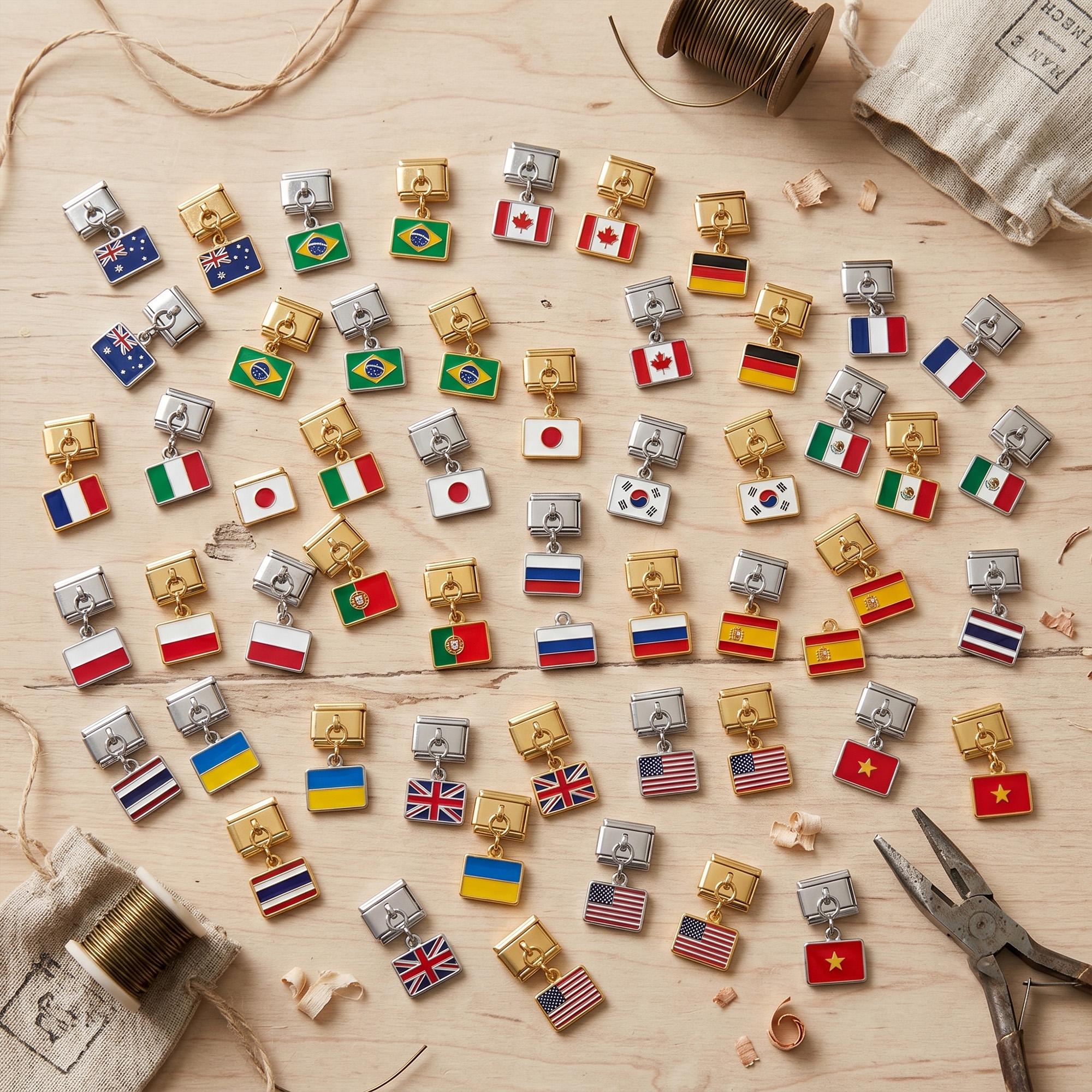 国旗チャーム - Etsy 日本