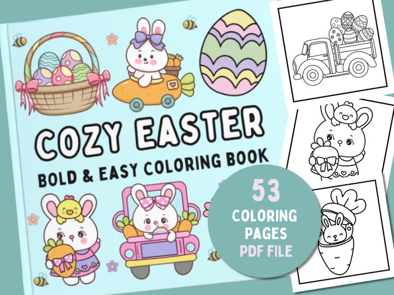 Easter, coloring pages, coloring book, bold and easy coloring pages, bold and easy coloring book, Adult coloring pages, cozy coloring pages, digital coloring pages, digital coloring book, relaxing coloring, Pattern coloring, cozy coloring book, Coloring book pdf, Coloring pages digital downloads, Coloring png, Virtual coloring- coloring page for adulte,  girly coloring, printablecoloring, hygge coloring, aesthetic coloring, coloringpages, color sheets relax, cozy hygge coloring, cozy coloring