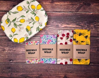 Handmade Beeswax Wraps | Eco Beeswax Food Wraps | Plastic‑Free Reusable Wraps – UK Made