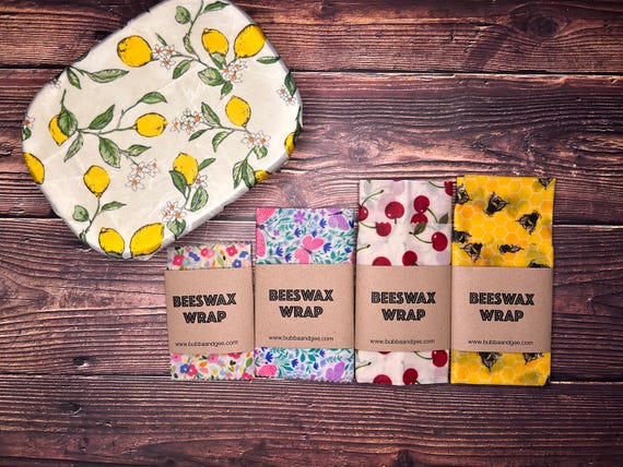 Handmade Beeswax Wraps | Eco Beeswax Food Wraps | Plastic‑Free Reusable Wraps – UK Made