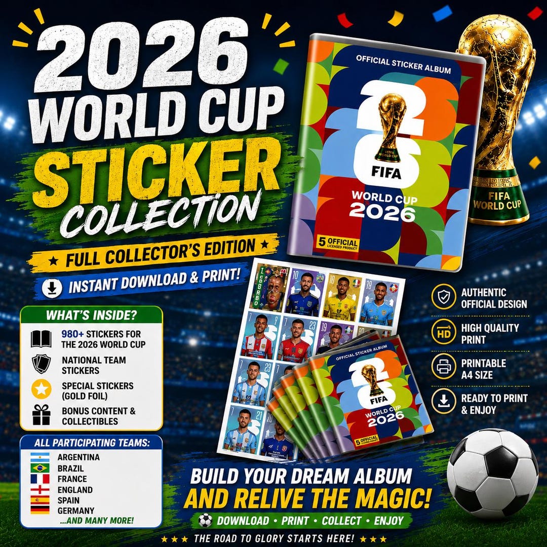 2026年サッカーステッカーコレクション｜サッカーアルバムステッカー