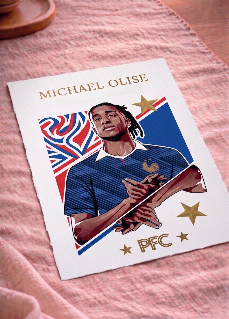 michael-olise-playing-card-poster-bayern-munich-digital-art-france