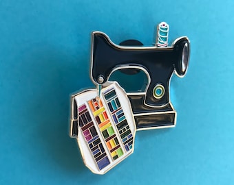 Sewing Machine enamel pin