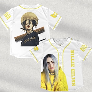 Billie Eilish Baseball Jersey: Hit Me Hard and Soft Concert Outfit