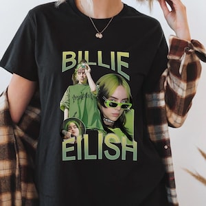 Maglietta del concerto di Billie Eilish: maglietta Hit Me Hard and Soft realizzata dai fan