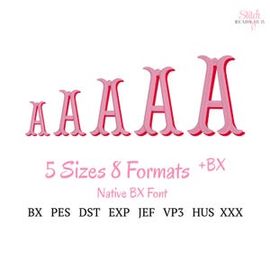 Fshtail Shadow Monogram Embroidery Font, Satin Stitch Font Machine ...