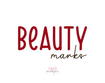 Duo Embroidery Font, Beauty Marks Embroidery Font, Bx Embroidery Fonts Monogram Includes 2 Font Styles Script and Sans, Bx fonts