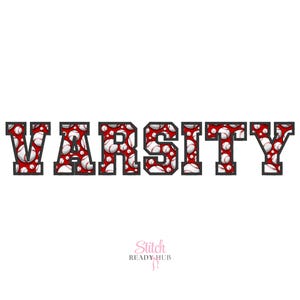Native BX Embroidery Font, Digital Alphabet Applique, Varsity Letters BX, Custom Monogram Font, Machine Embroidery Pattern, Sports Alphabet, University Style Font, Athletic Stitching, BX Format Letters, DIY Sewing, Embroidery Lettering, Decorative Alphabet