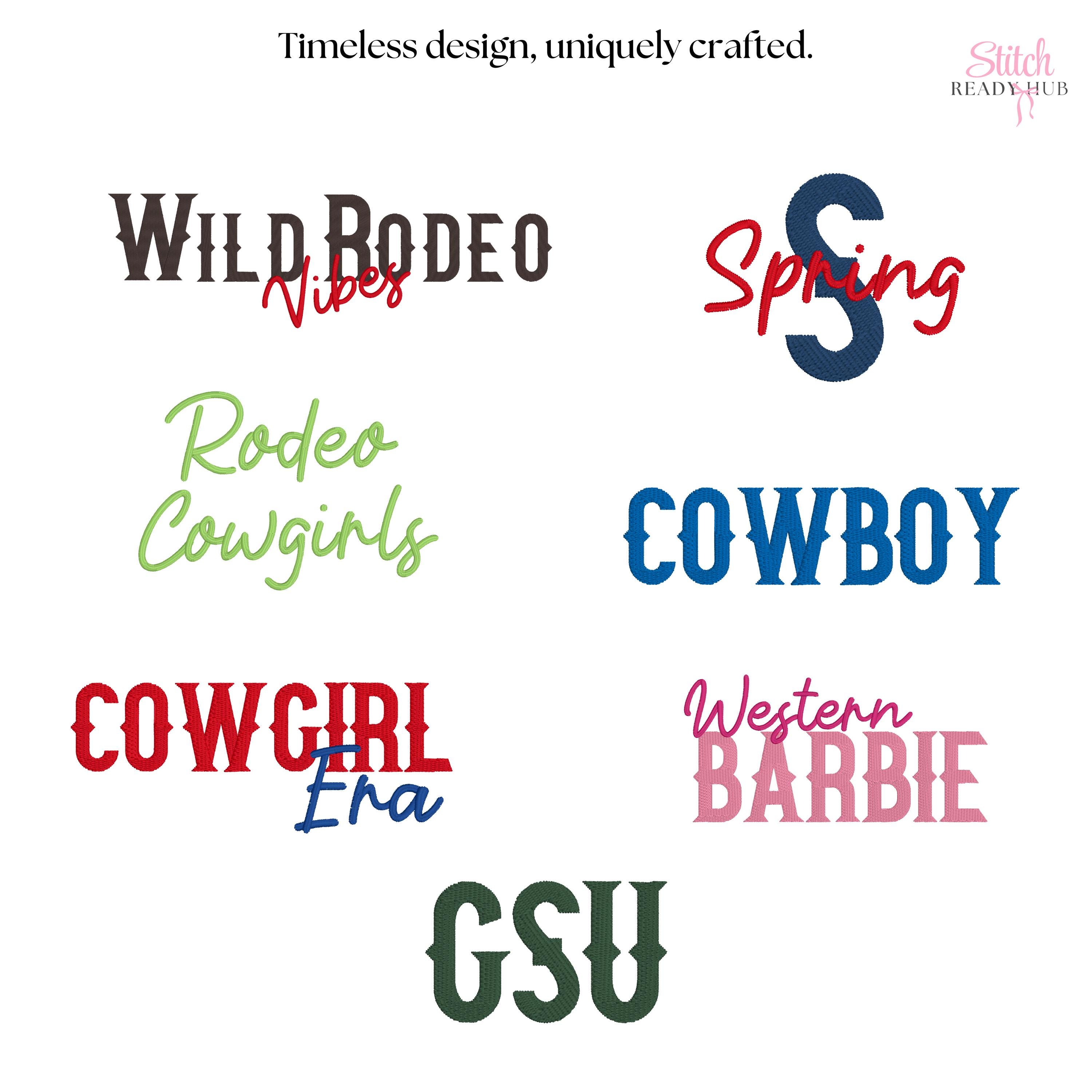 Rusti Charm Duo Font BX Embroidery Machine Designs Monogram, Native Bx ...