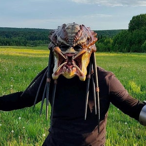 Predator helmet| Predator cosplay | Bio face | Full armor suit
