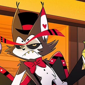 Capacete Husk do Hotel Hazbin | Cosplay de gato
