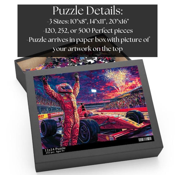 Formula 1 Puzzle, WDC Champion Puzzle, Formula 1 Gift, F1 Gift, F1