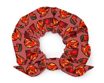 Racing Scrunchie | Motorsport Hair Scrunchie, Gift for Racing Fans, Race Day Hair Accessory