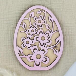 Osterei Geldgeschenk aus Holz – Personalisiert & lackiert – Ideal für Ostern, Geld sowie Gutscheinkarten haben Platz