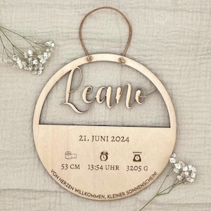 Placa de nascimento personalizada, placa de nascimento, gravação com datas de nascimento, presente de nascimento, batismo, gravidez, decoração de quarto de bebê e quarto infantil