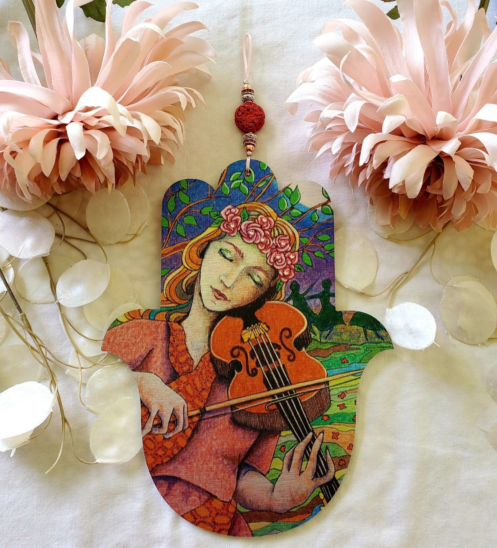 MUSIC of MY SOUL Hamsa, Hand of God, Blessing, Symbol of Love, Good Fortune, Harmony, Good Luck, Gift