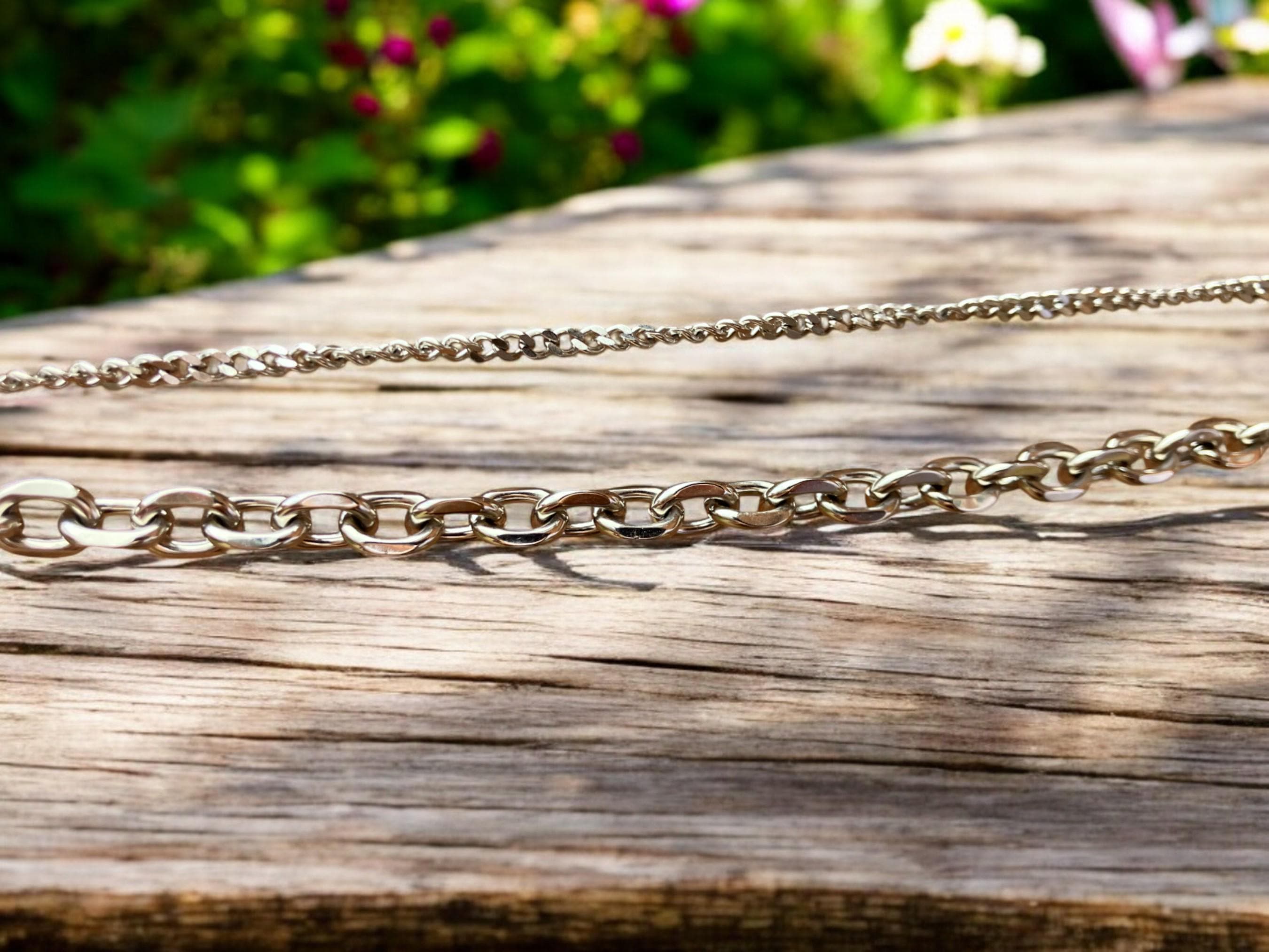 Double Chain Streetwear Necklace - Y2K Star Moon Pendant