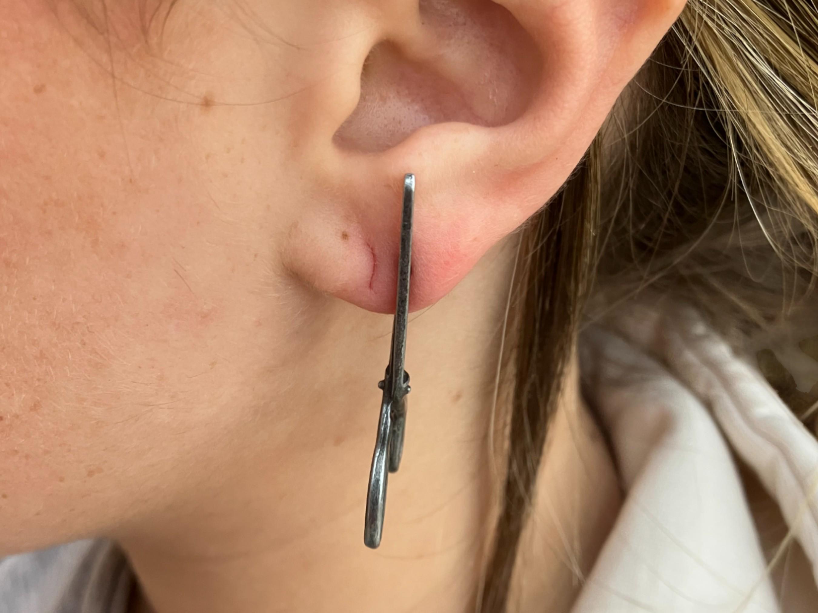 Scissor Earrings - Streetwear Earrings - Unique Stud Earrings - Stainless Steel - Y2K - Grunge - Alternative standout earrings