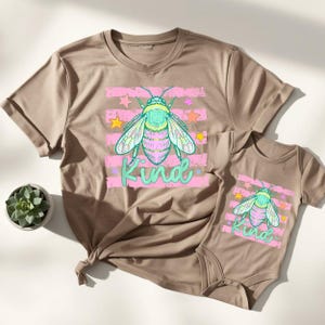 Bee Kind Shirt, Cute Bumble Bee Tee, Kindness Graphic T-Shirt, Teacher Gift, Positive Vibes Shirt for Women