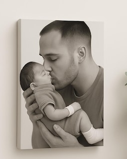 Personalized Photo Canvas Print: Custom Family Portrait Wall Art By EvoArtPrint Made by EvoArtPrint Shop owned by MissYouSecret 1 year on Etsy