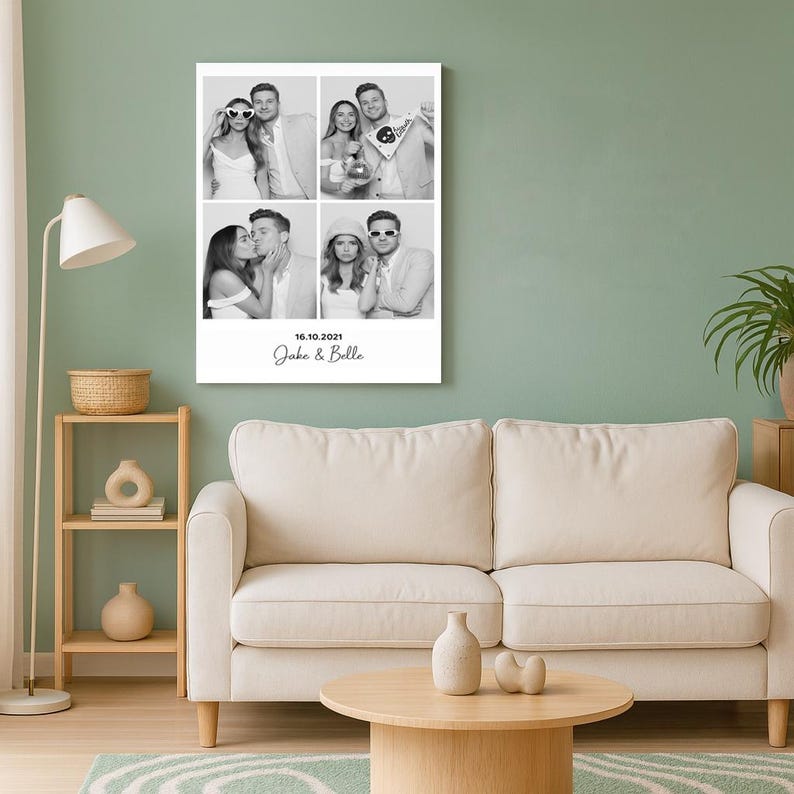 Puede incluir: Un collage fotogr&aacute;fico en blanco y negro con cuatro im&aacute;genes de parejas. Las fotos est&aacute;n dispuestas en una cuadr&iacute;cula, cada una mostrando una pareja diferente. El texto "16.10.2021 Jake & Belle" est&aacute; en la parte inferior del collage.