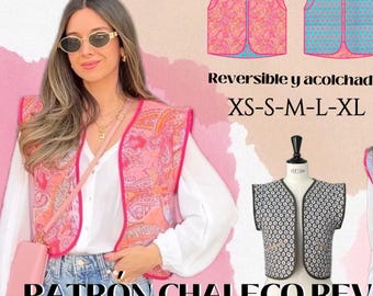 REVERSIBLE quilted vest pattern