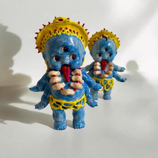Kewpie Kali Keramikstück (Auftragsarbeit)