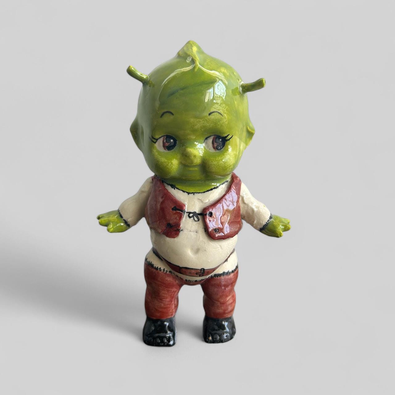 Kewpie Shrek Ceramic Piece (COMMISSION)