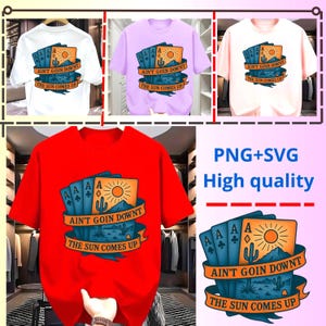 9 Designs de Cartas – PNG e SVG Poker Western Caveiras para Camisetas Cricut e Sublimação