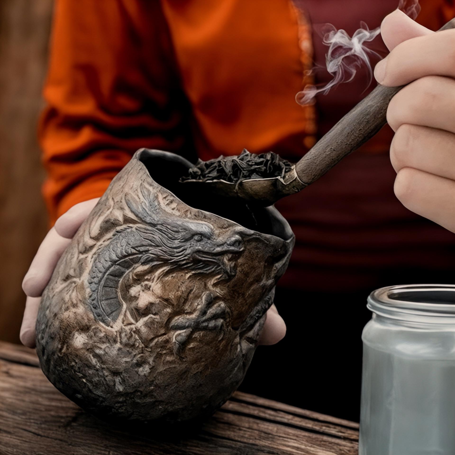 VALICLUD Kleiner Teedose Keramik Vorratsglas Luftdicht Für Losen Tee Und Kaffee Kreativer Vorratsbehälter Klein Rot Haushalt
