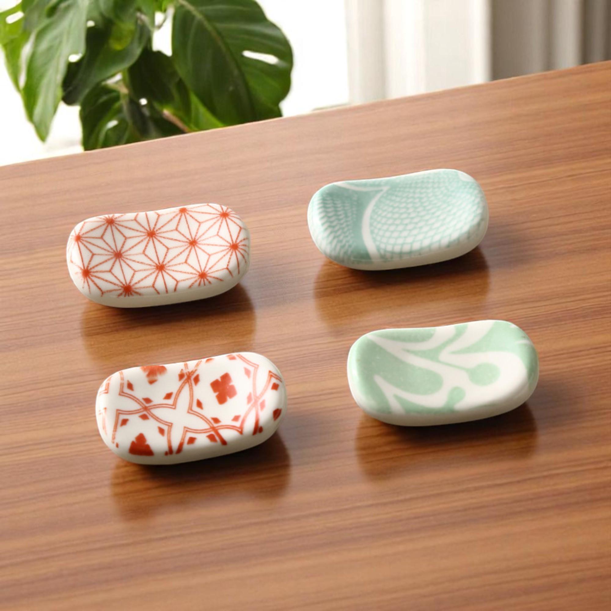 Japanese Ceramic Chopstick Rests I Hand Painted Sushi Tableware I ...