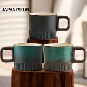 Japanese Ceramic Espresso Cups Handcrafted Mini Cup Espresso Shots Glass Tea Cup Coffee Mug Rustic Modern Espresso Glass Set Coffee Lovers