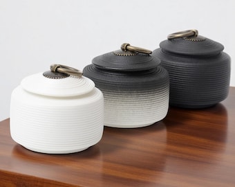 Sagaform Jar With Lid by Lotta Odelius | Retro Ceramic