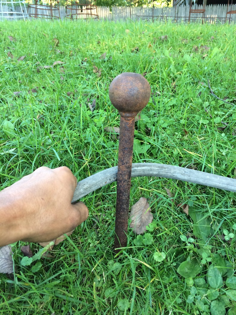 MetalSolid Steel Iron Hose Guides 2 feet heavy duty Etsy