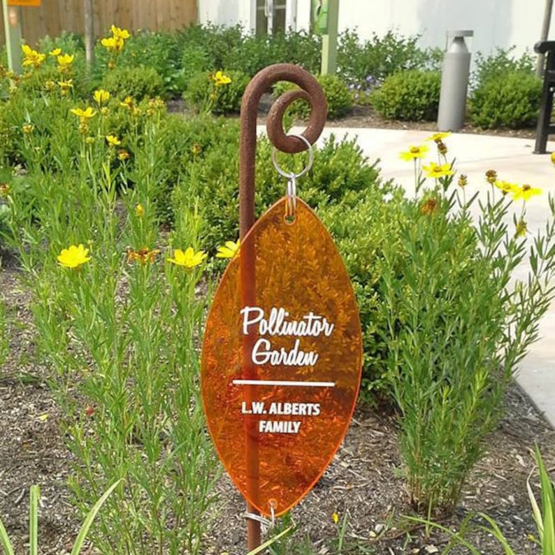 4 Foot Tall Fiddlehead Stake SOLID STEEL garden stake Etsy