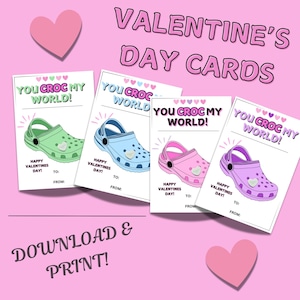 Crocs Valentinstagskarten