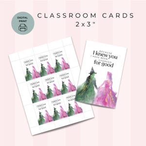 Wicked Classroom Classroom Party Favor Tags, 2 x 3 inch, digitale download, afdrukbaar voor klas, alfa-generatie, Kids Teens Tweens, leraar