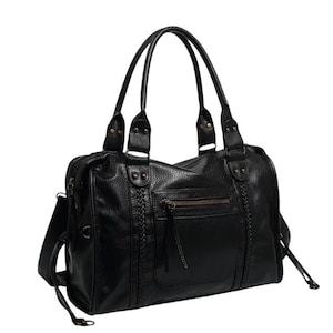 sac de ville cuir détails dorés sac femme