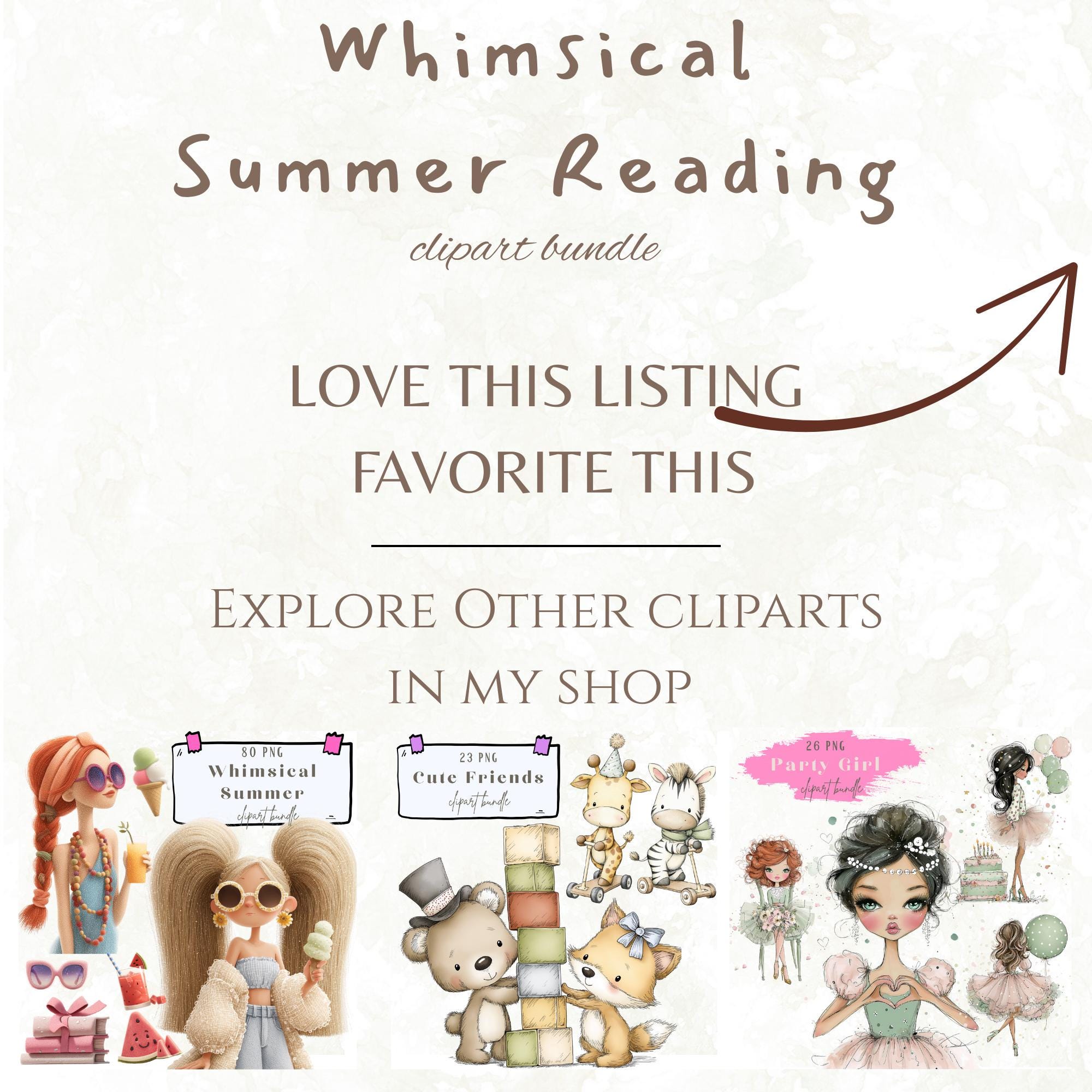 Summer Reading Clipart Bundle – Coastal Book Aesthetic, Book Lover ...