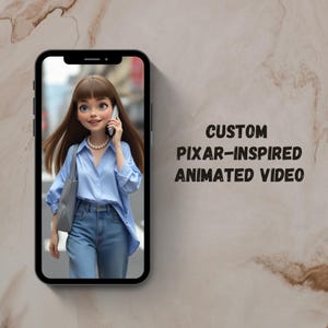 Custom 3D Animated Video: Pixar-Style AI Video Reel (Digital Gift, Up to 15 seconds)