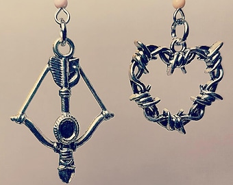 Cupids Charm Dangle Earring Set
