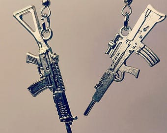 Locked n loaded Dangle Earring Set