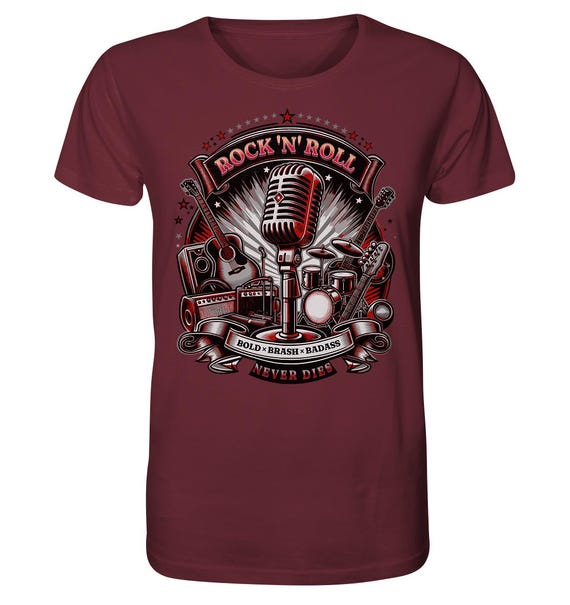 And Roll Camisas De Rock Para Hombre Camisetas Rock And Roll