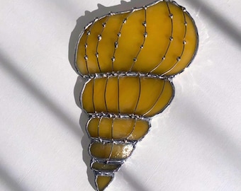 Stained Glass Handmade Sea Shell Decoration