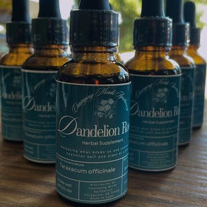 Dandelion Root Tincture — 1 oz  (Taraxacum officinale)