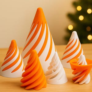 Fidget Spiral Cone 6 STL Pack! – 3D Printable Relaxation & Focus Toy