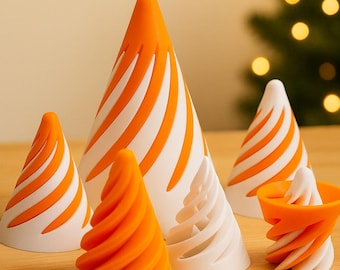 Fidget Spiral Cone 6 STL Pack! – 3D Printable Relaxation & Focus Toy